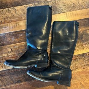 Melissa Button Back Zip Frye Boots